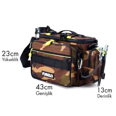 Fubelo Sider Balıkçı Çantası - Kahve - 6