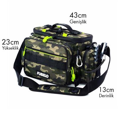 Fubelo Sider Balıkçı Çantası - Yeşil - 6