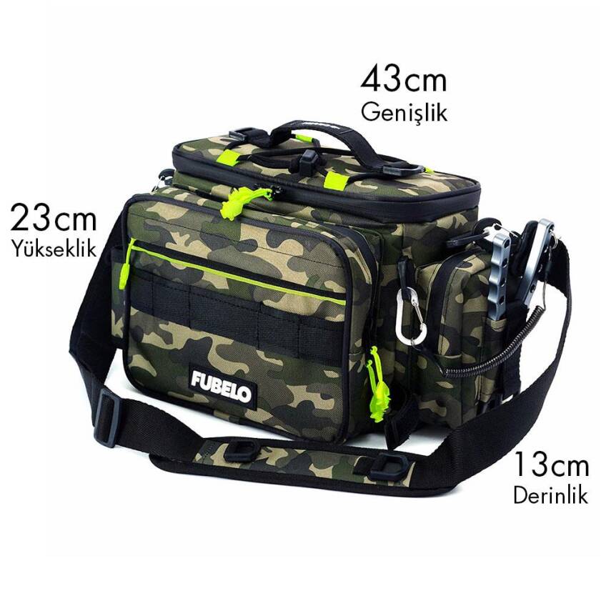 Fubelo Sider Balıkçı Çantası - Yeşil - 6