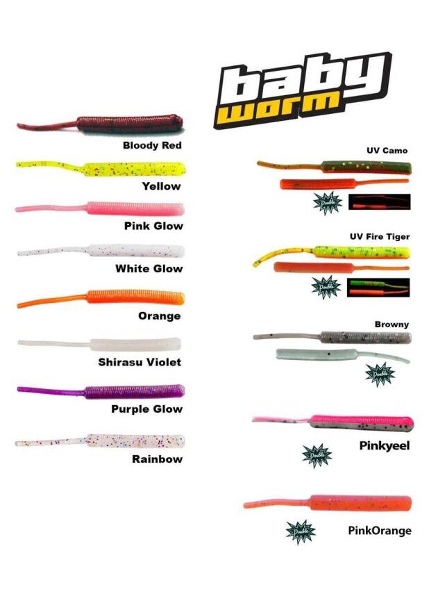 Fujin Baby Worm 5.2 cm Floating LRF Silikonu - 1