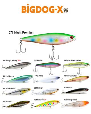 Fujin Big Dog-X 95mm 13,5gr Su Üstü Yem
