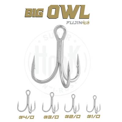 Fujin Big OWL Süper Anti-Rust Üçlü İğne - 4