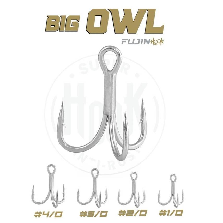 Fujin Big OWL Süper Anti-Rust Üçlü İğne - 4