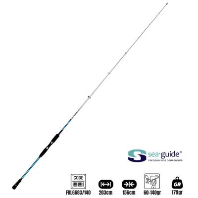 Fujin Blue Game Jigging 203cm 60-140gr Jig Kamışı - 2