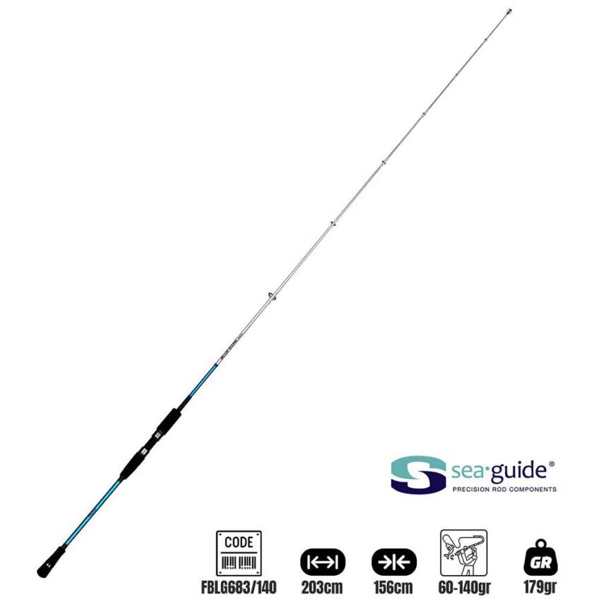 Fujin Blue Game Jigging 203cm 60-140gr Jig Kamışı - 2