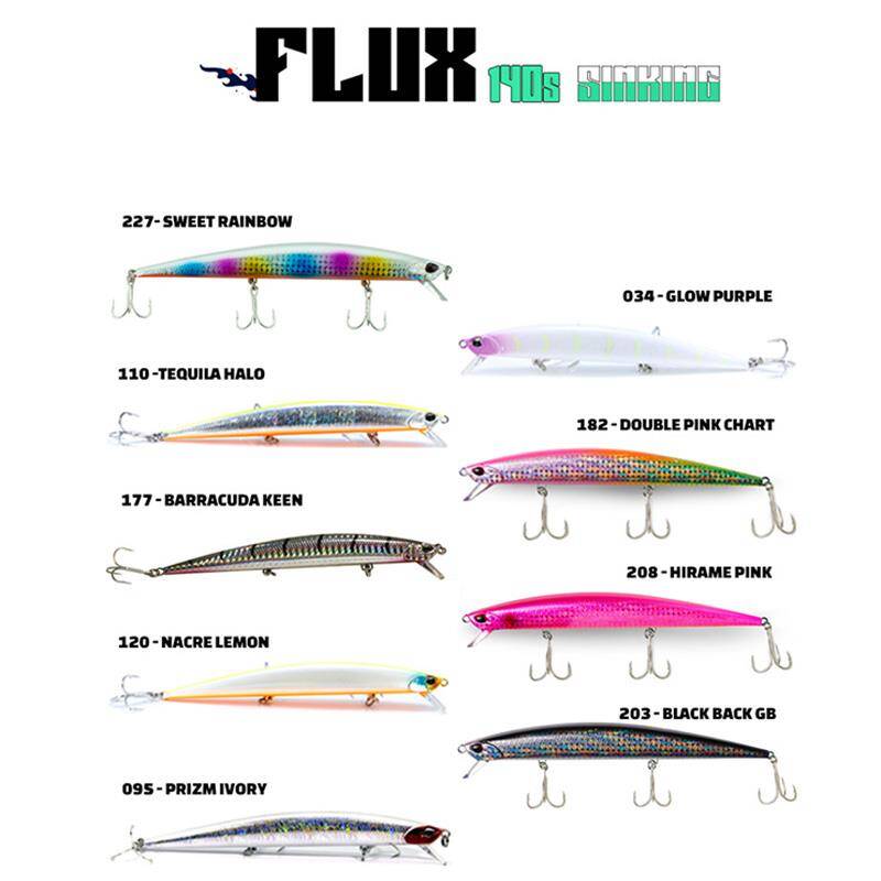 Fujin Flux 140mm 20.6gr Sinking Maket Balık - 1