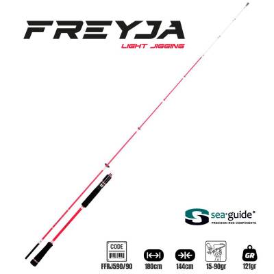 Fujin Freyja Light Jigging 180cm 15-90gr Jig Kamış