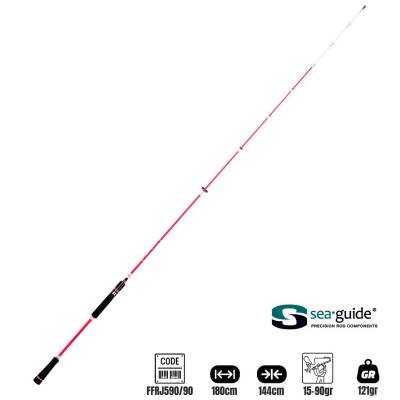 Fujin Freyja Light Jigging 180cm 15-90gr Jig Kamış - 2