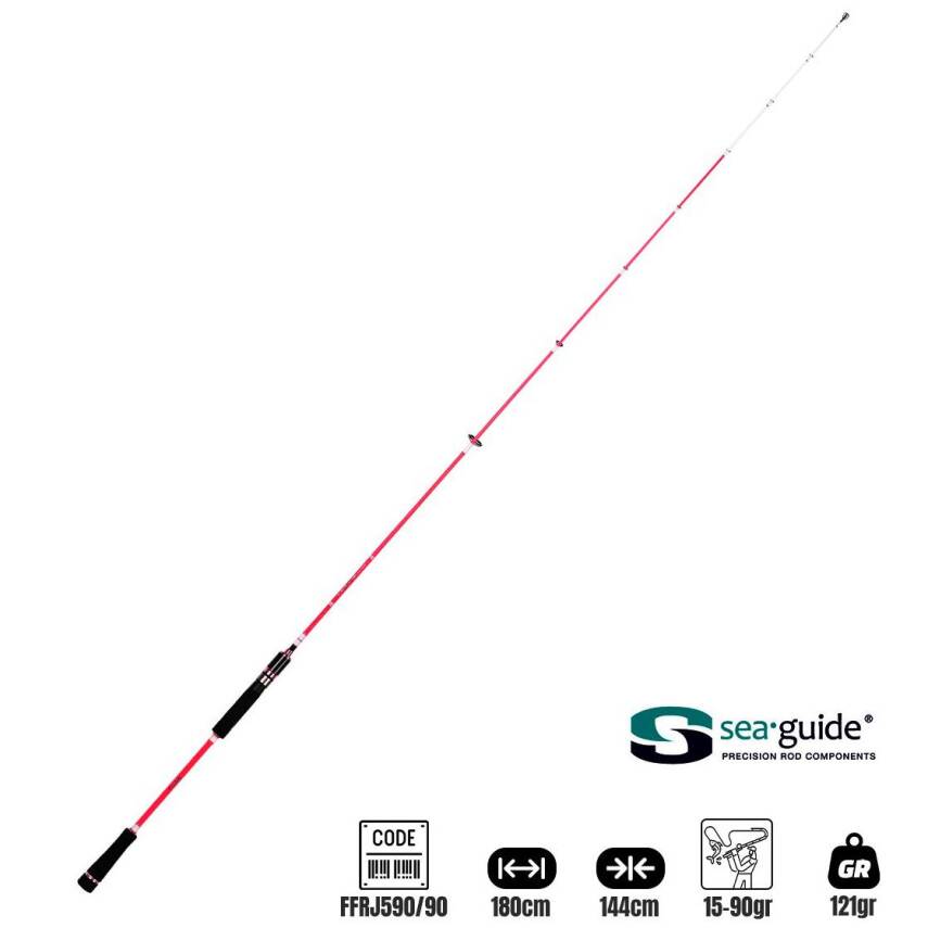 Fujin Freyja Light Jigging 180cm 15-90gr Jig Kamış - 2