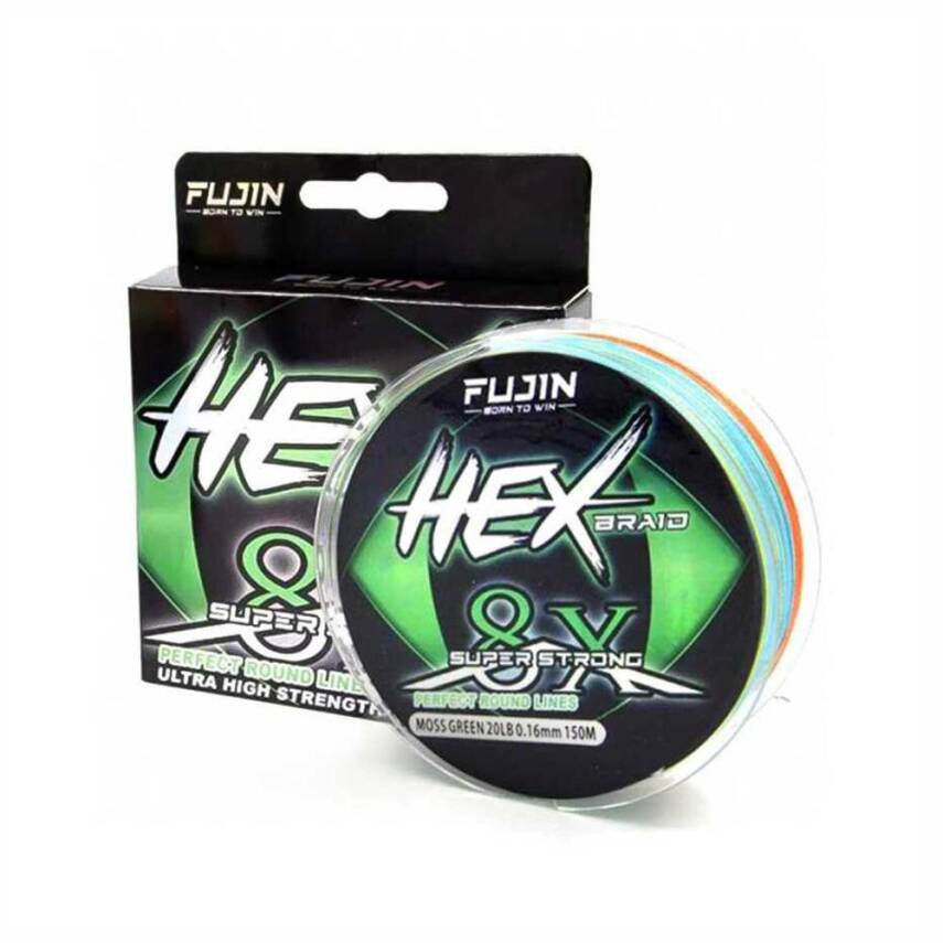 Fujin Hex Braid 8X 150mt Multicolor PE İp Misina - 1