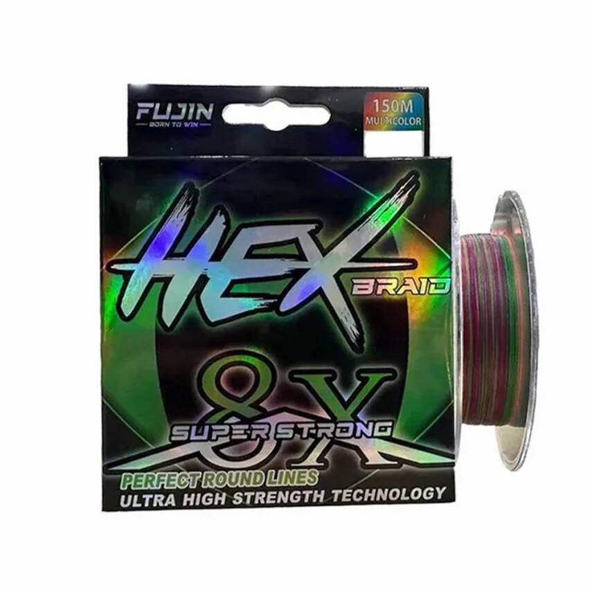Fujin Hex Braid 8X 150mt Multicolor PE İp Misina - 2