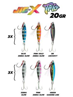 Fujin Jig-X Trio 3lü Micro Jig 20gr