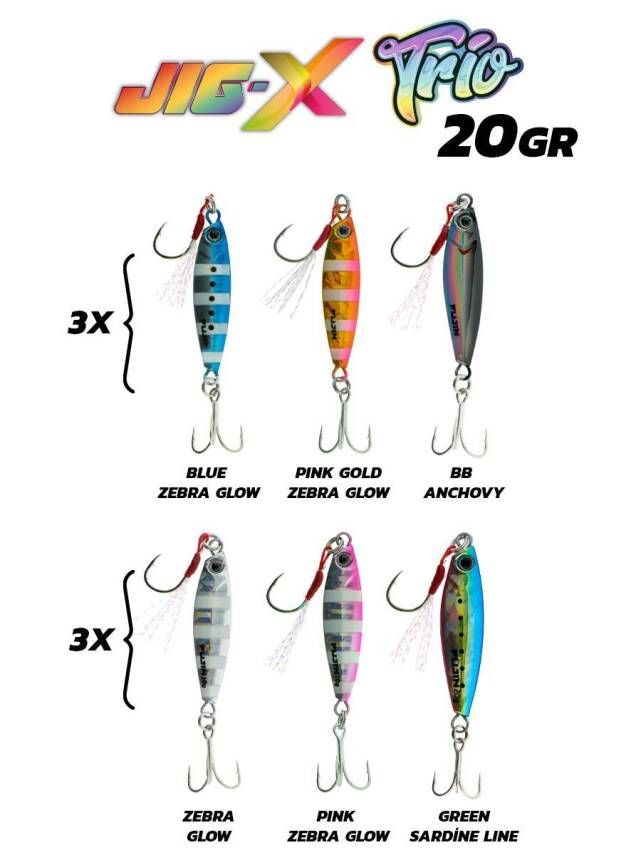 Fujin Jig-X Trio 3lü Micro Jig 20gr - 1