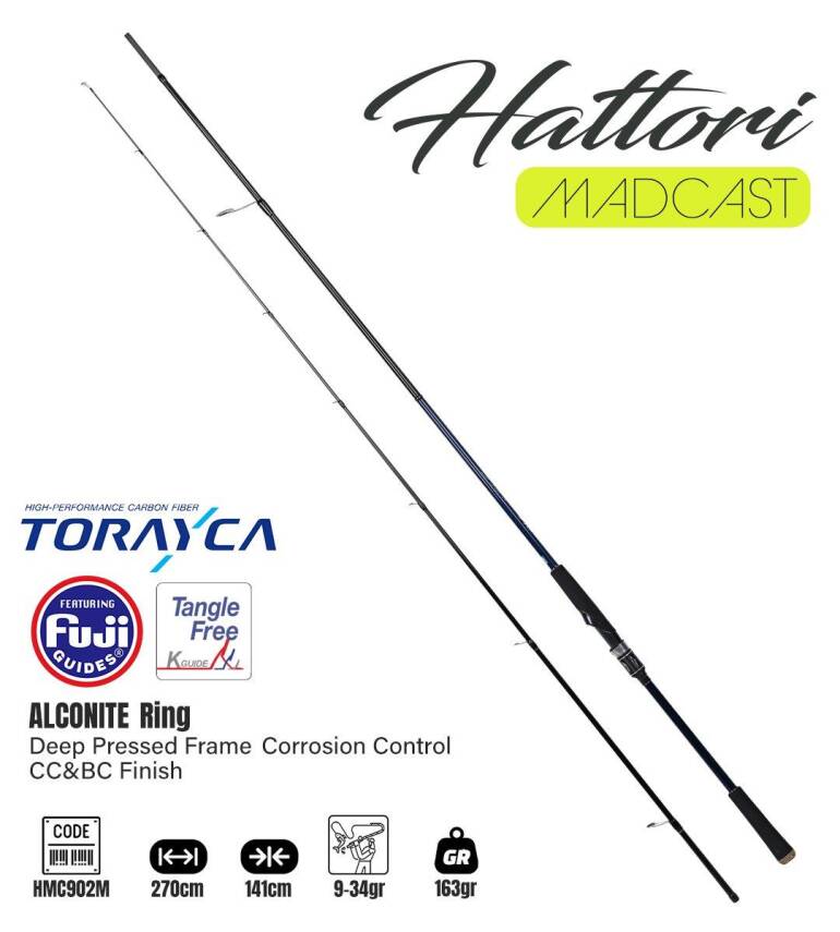 Fujin Madcast 270cm 9-34gr Spin Kamışı - 1