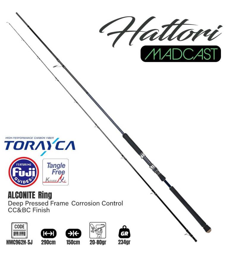 Fujin Madcast 290cm 20-80gr Shore Jig Kamışı - 1