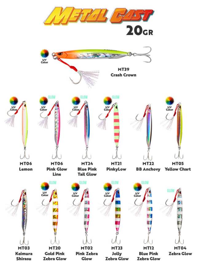 Fujin Metal Cast 20gr Light Jig Metal Yem - 1
