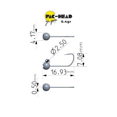 Fujin Pac-Head Aji Game Jig Head - 2