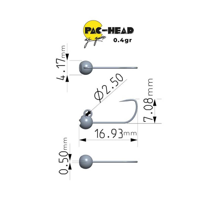 Fujin Pac-Head Aji Game Jig Head - 2