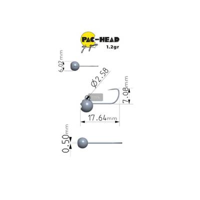 Fujin Pac-Head Aji Game Jig Head - 4