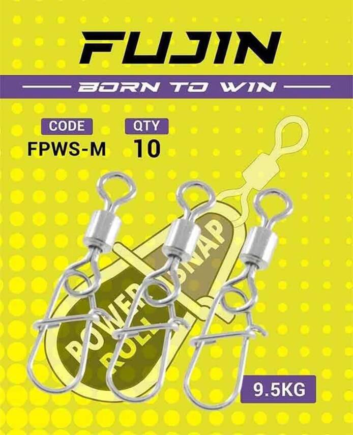 Fujin Power Roll Snap Fırdöndülü Klips - M 9,5kg - 2