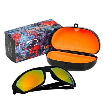 Fujin Pro Angler Polarize Güneş Gözlüğü-Orange Mat Black - 1