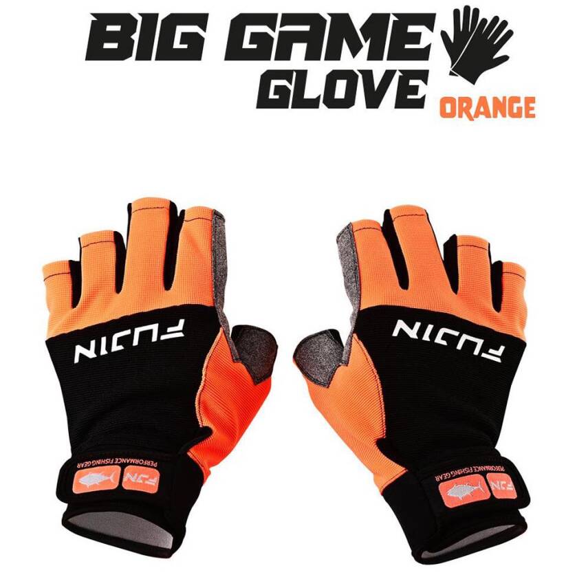 Fujin Pro Angler S24 Big Game Gloves Orange - 3