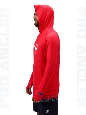 Fujin Pro Angler S24 Hooded Garnet - 3