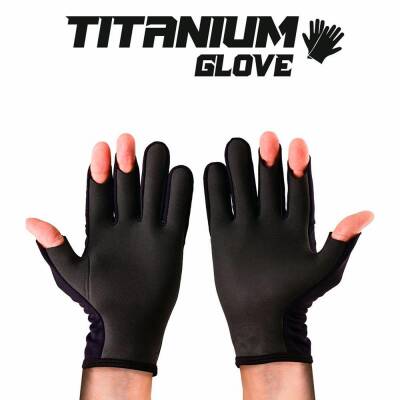 Fujin Pro Angler S24 Titanium Gloves Black Gold - 2