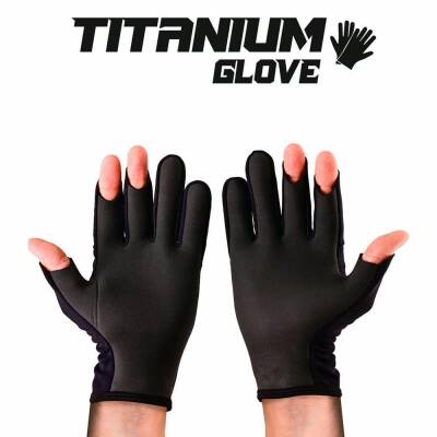 Fujin Pro Angler S24 Titanium Gloves Black Gold - 2