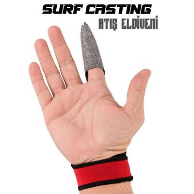 Fujin Pro Angler Surf Casting Atış Eldiveni Red - 2