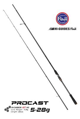 Fujin ProCast 265cm 5-28gr Spin Olta Kamışı - 1