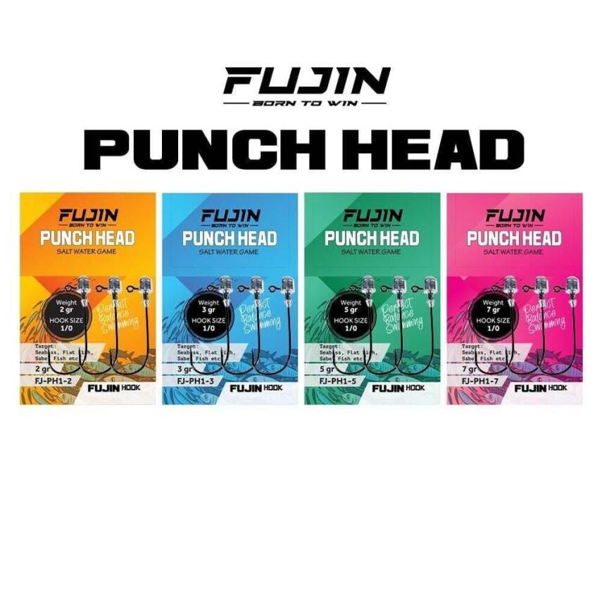 Fujin Punch Head Jighead 1/0 - 1