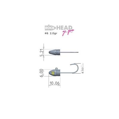 Fujin Rock-Head Aji Game Jig Head - 9