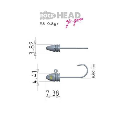 Fujin Rock-Head Aji Game Jig Head - 10