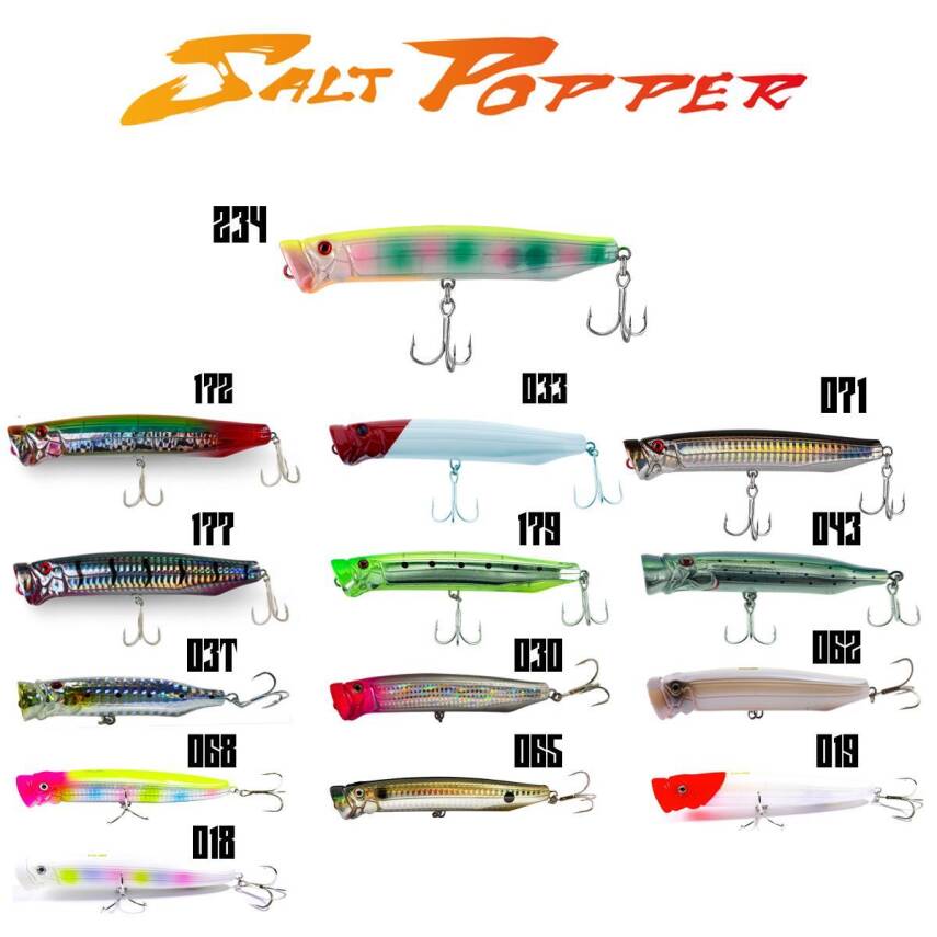 Fujin Salt Popper 120mm 30gr Su Üstü Yem - 1