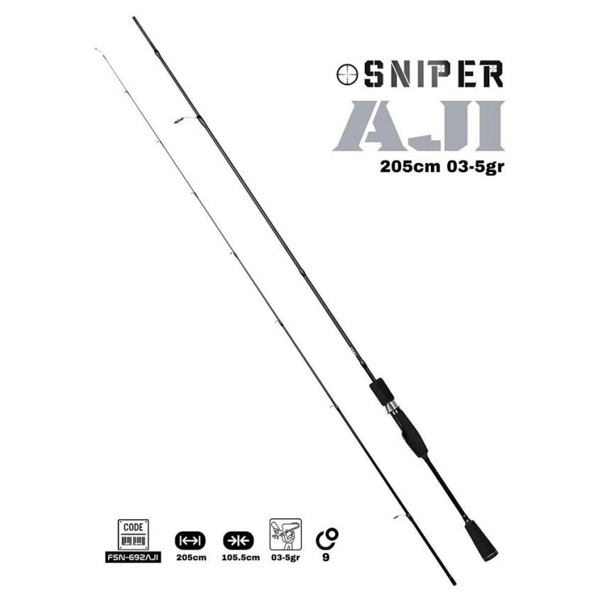 Fujin Sniper 205cm 03-5gr Aji LRF Kamış - 1