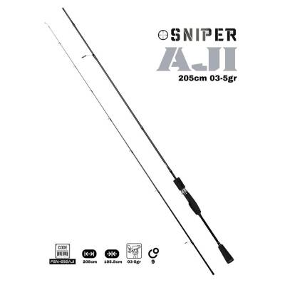 Fujin Sniper 205cm 03-5gr Aji LRF Kamış