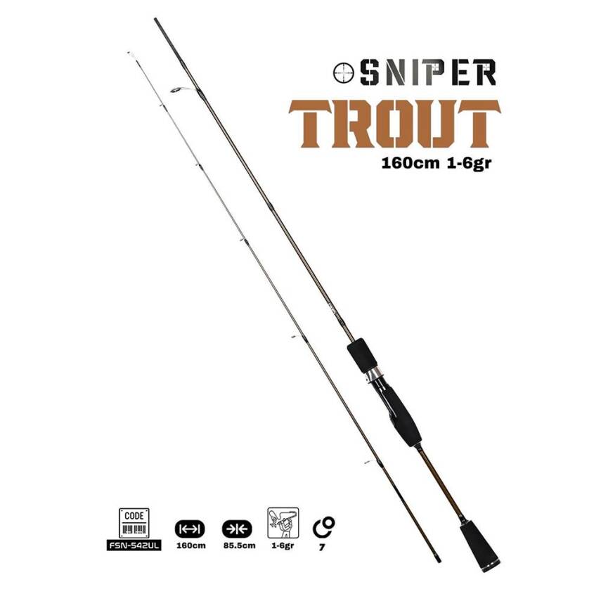 Fujin Sniper Trout 160cm 1-6gr LRF Kamış - 1