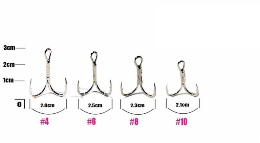 Fujin ST36 Üçlü Maket Balık iğnesi Nickel - 1