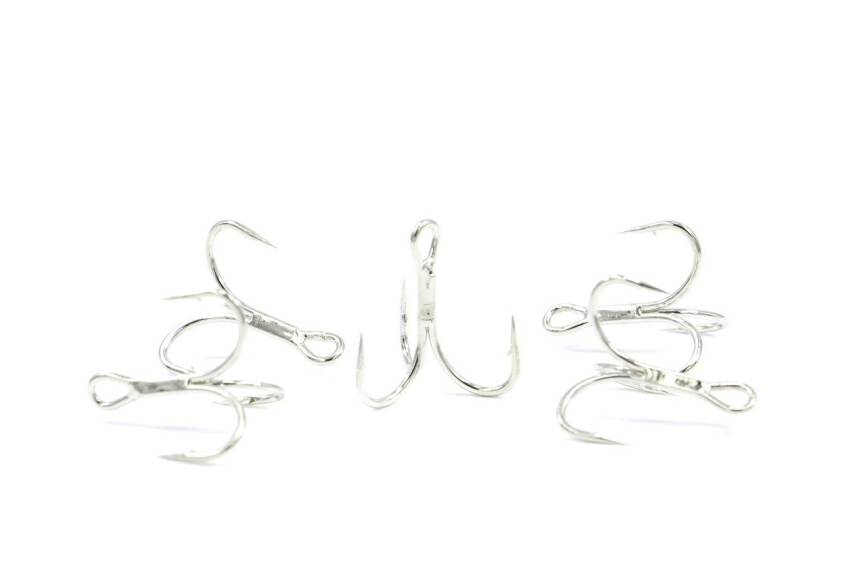 Fujin ST66 Üçlü Maket Balık İğnesi Nickel - 1