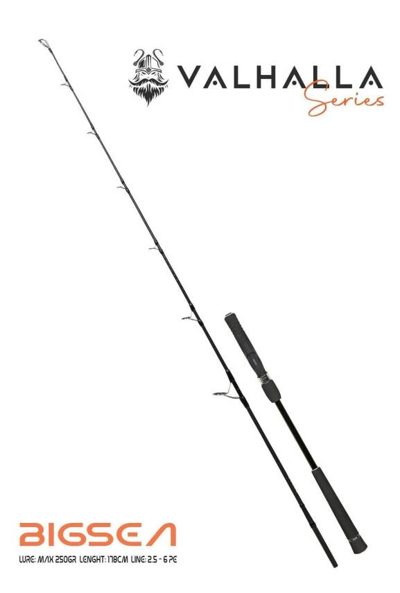 Fujin Valhalla Bigsea 178cm 250gr Speed Jig Live Bait Tekne Kamışı - 1