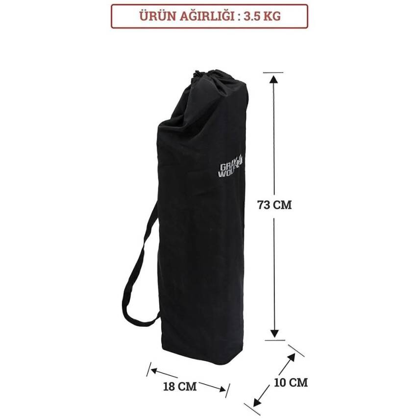 Gray Wolf Ahşap Katlanır Kamp Masası (Taşıma Çantalı) KM701 - 4