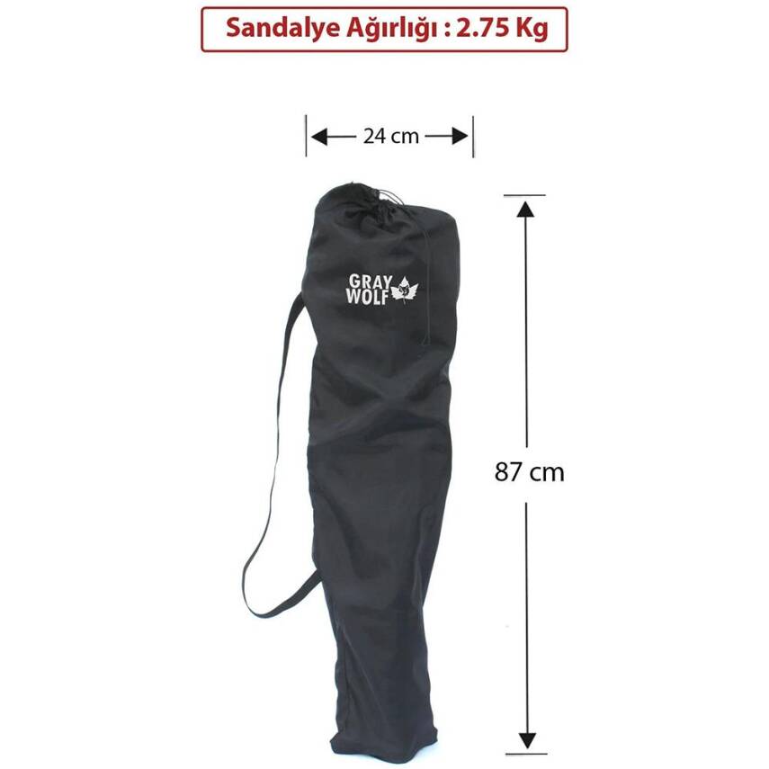 Gray Wolf Bardaklı Kamp Sandalyesi - Haki BP200 - 4