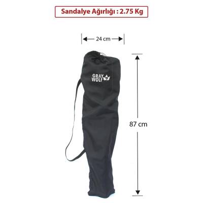 Gray Wolf Bardaklı Kamp Sandalyesi - Kamuflaj BP100 - 4