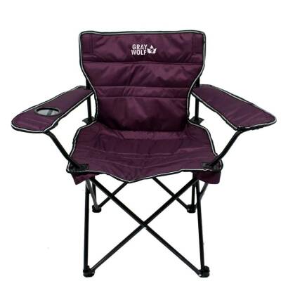 Gray Wolf Bardaklı Kamp Sandalyesi - Mor BP200