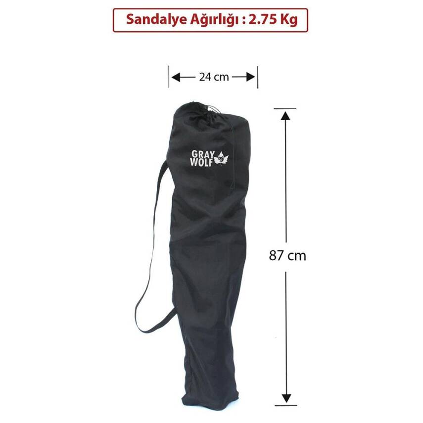 Gray Wolf Bardaklı Kamp Sandalyesi - Mor BP200 - 4