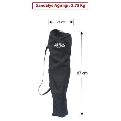 Gray Wolf Bardaklı Kamp Sandalyesi - Mor BP200 - 4