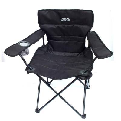 Gray Wolf Bardaklı Kamp Sandalyesi - Siyah BP200