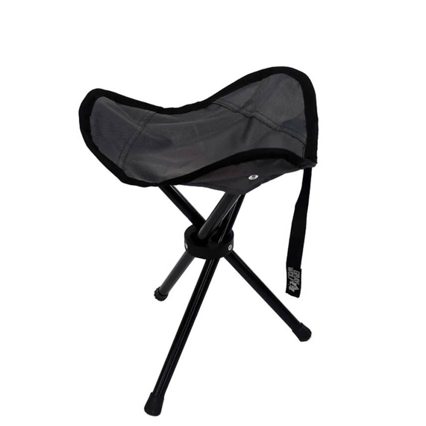 Gray Wolf Üçgen Kamp Taburesi - Siyah TB100 - 1