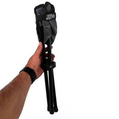 Gray Wolf Üçgen Kamp Taburesi - Siyah TB100 - 2